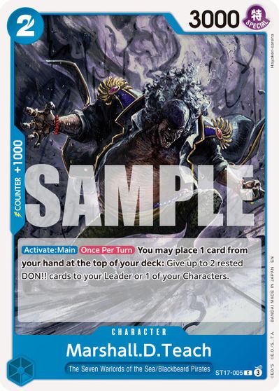 Marshall.D.Teach - ST17-005