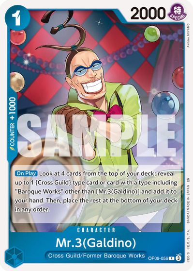Mr.3(Galdino) - OP09-056 (Reprint)