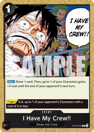 I Have My Crew!! (Reprint)