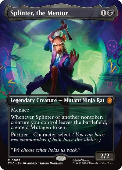Splinter the Mentor 0003 Borderless #3