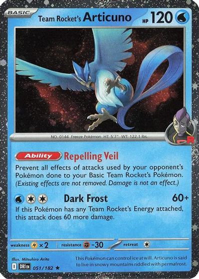 Team Rocket's Articuno [Cosmos Holo] #51