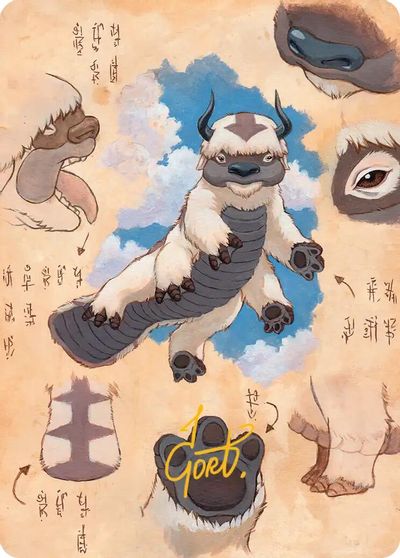 Appa Steadfast Guardian Art Card Gold Stamped Signature #32
