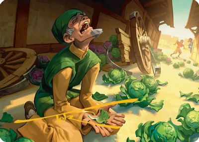 Unlucky Cabbage Merchant Art Card Gold Stamped Signature #19