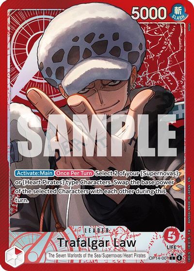 Trafalgar Law - OP14-001 (Alternate Art)