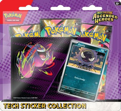 Mega Evolution: Ascended Heroes Tech Sticker Collection - Gastly