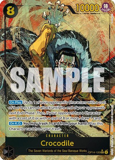 Crocodile - OP14-120 (Alternate Art)