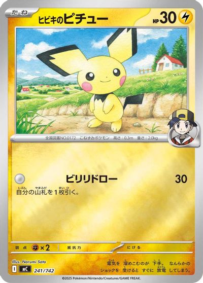 Ethan's Pichu [Mirror Holo] #241