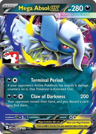 Mega Absol Ex [Prize Pack] #86