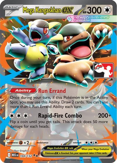 Mega Kangaskhan Ex [Prize Pack] #104