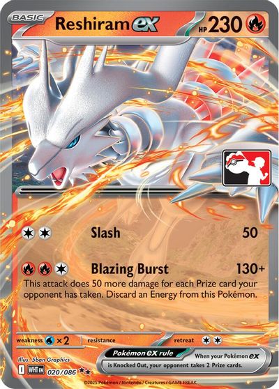 Reshiram Ex [Prize Pack] #20