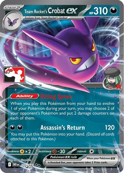 Team Rocket's Crobat Ex [Prize Pack] #122