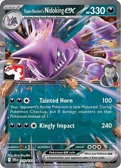 Team Rocket's Nidoking Ex [Prize Pack] #119