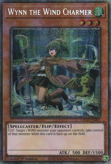 Wynn the Wind Charmer Starlight Rare #CH02-EN003