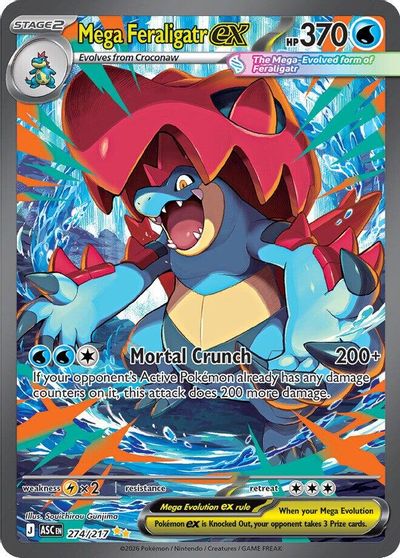 Mega Feraligatr ex - 274/217
