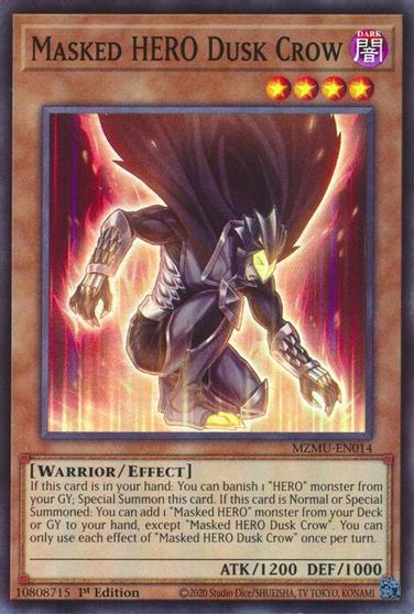 Masked HERO Dusk Crow