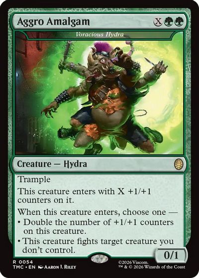 Aggro Amalgam Voracious Hydra #54
