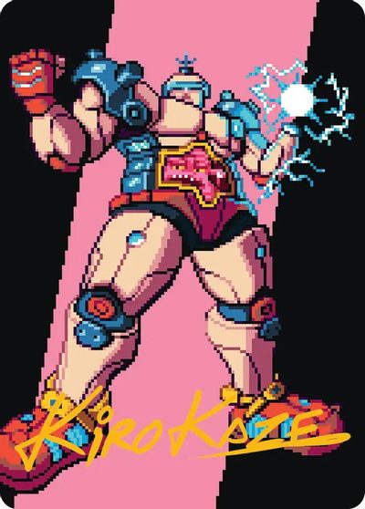 Krang the All Powerful Art Card Gold Stamped Signature #34
