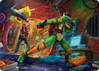 Michelangelo Game Master Art Card #13