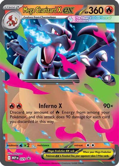 Mega Charizard X Ex #29