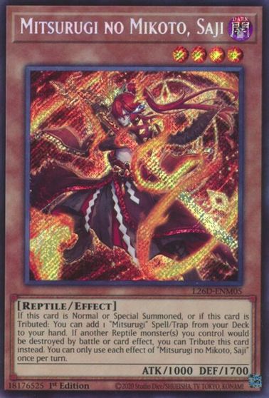Mitsurugi no Mikoto Saji Secret Rare