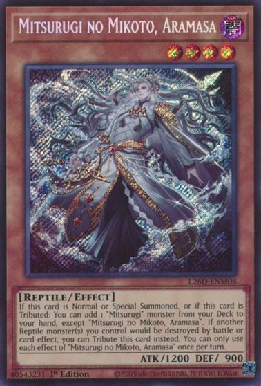 Mitsurugi no Mikoto Aramasa Secret Rare