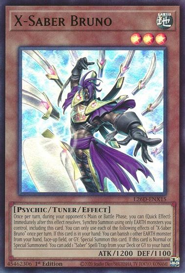 X Saber Bruno Ultra Rare #L26D-ENX15