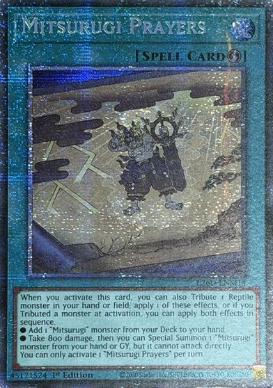Mitsurugi Prayers Starlight Rare #L26D-ENM14