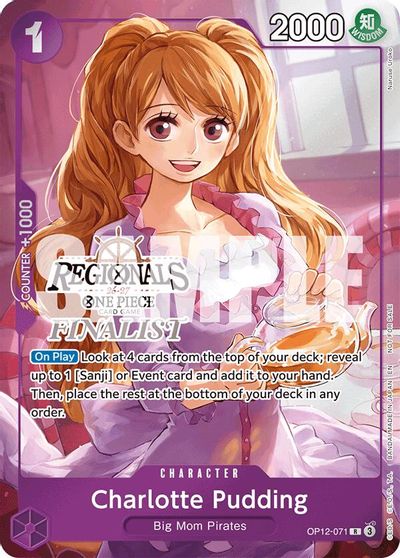Charlotte Pudding Regionals Finalist Card Set #26/27