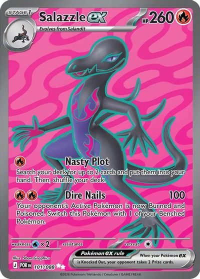 Salazzle ex - 101/088
