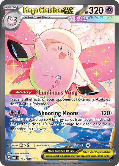 Mega Clefable ex - 119/088