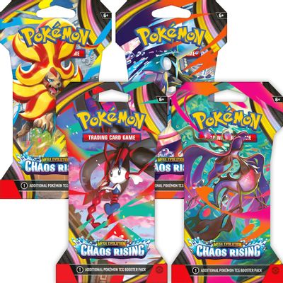 ME Chaos Rising Sleeved Booster Art Bundle (Set of 4) Booster Box
