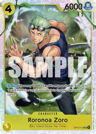 Roronoa Zoro (OP15-113)