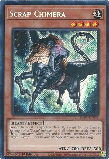 Scrap Chimera Secret Rare #RA05-EN005
