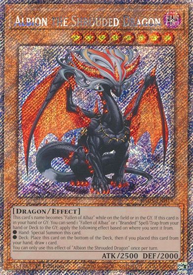 Albion the Shrouded Dragon (Platinum Secret Rare)