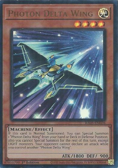Photon Delta Wing Ultra Rare #RA05-EN026