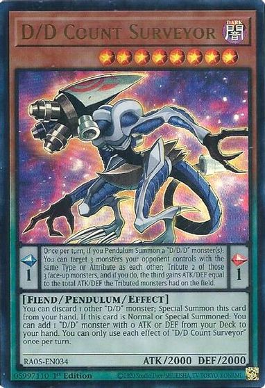 D D Count Surveyor Ultra Rare #RA05-EN034