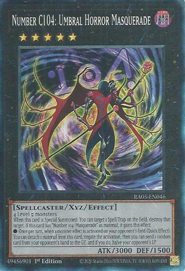 Number C104 Umbral Horror Masquerade PCR #RA05-EN046