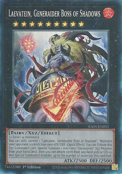 Laevatein Generaider Boss of Shadows PCR #RA05-EN051