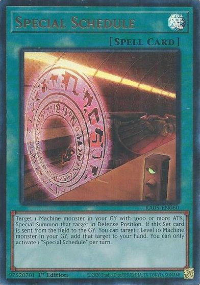 Special Schedule Ultra Rare #RA05-EN060