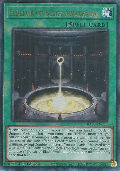 Eldlixir of Black Awakening PUR #RA05-EN065