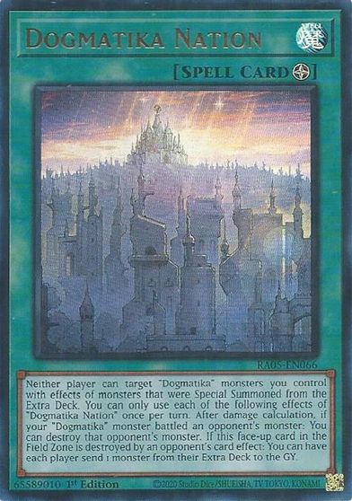 Dogmatika Nation Ultra Rare #RA05-EN066