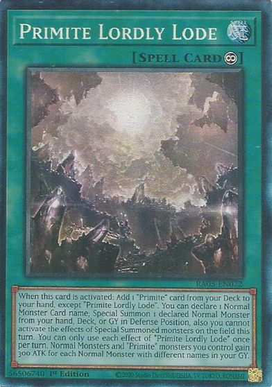 Primite Lordly Lode PCR #RA05-EN072