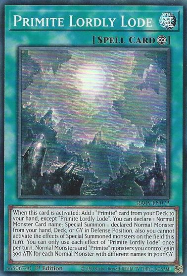 Primite Lordly Lode #RA05-EN072