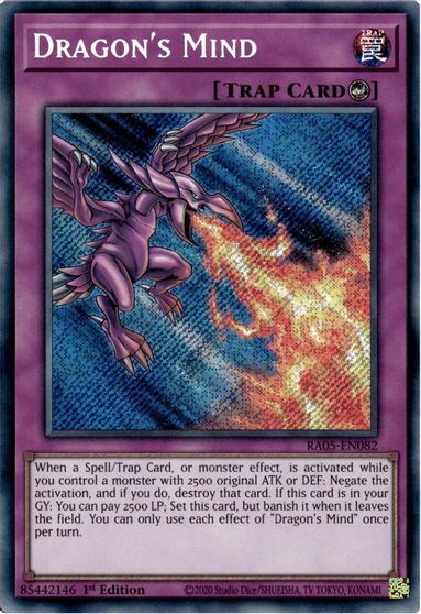 Dragons Mind Secret Rare #RA05-EN082