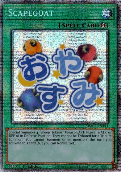 Scapegoat Starlight Rare #RA05-EN111