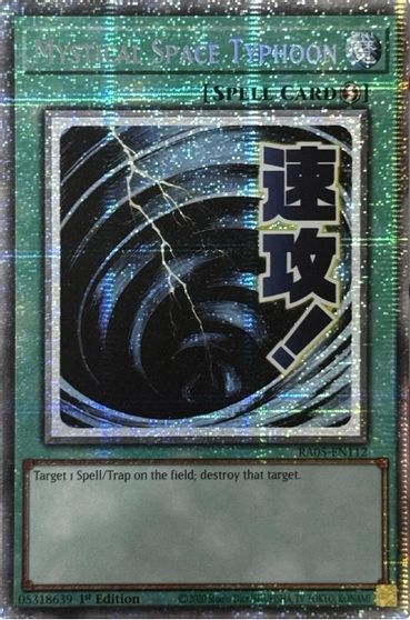 Mystical Space Typhoon Starlight Rare #RA05-EN112