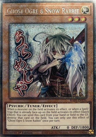 Ghost Ogre and Snow Rabbit Starlight Rare #RA05-EN131