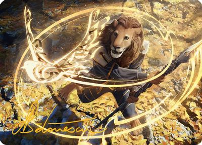 Eager Glyphmage Art Card