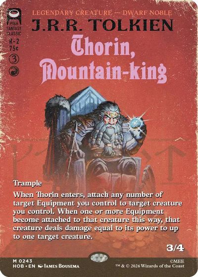 Thorin, Mountain-king [Borderless] #243