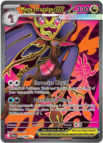 Mega Dragalge ex #104